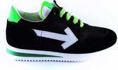 Clic sneaker CL-20331 Zwart groen wit-28