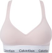 Calvin Klein dames Modern Cotton bralette top - met voorgevormde cups - licht roze - Maat: L