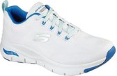 Skechers  - ARCH FIT - COMFY WAVE - White/Lt.Blue - 37