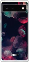 6F hoesje - geschikt voor Google Pixel 6 -  Transparant TPU Case - Jellyfish Bloom #ffffff