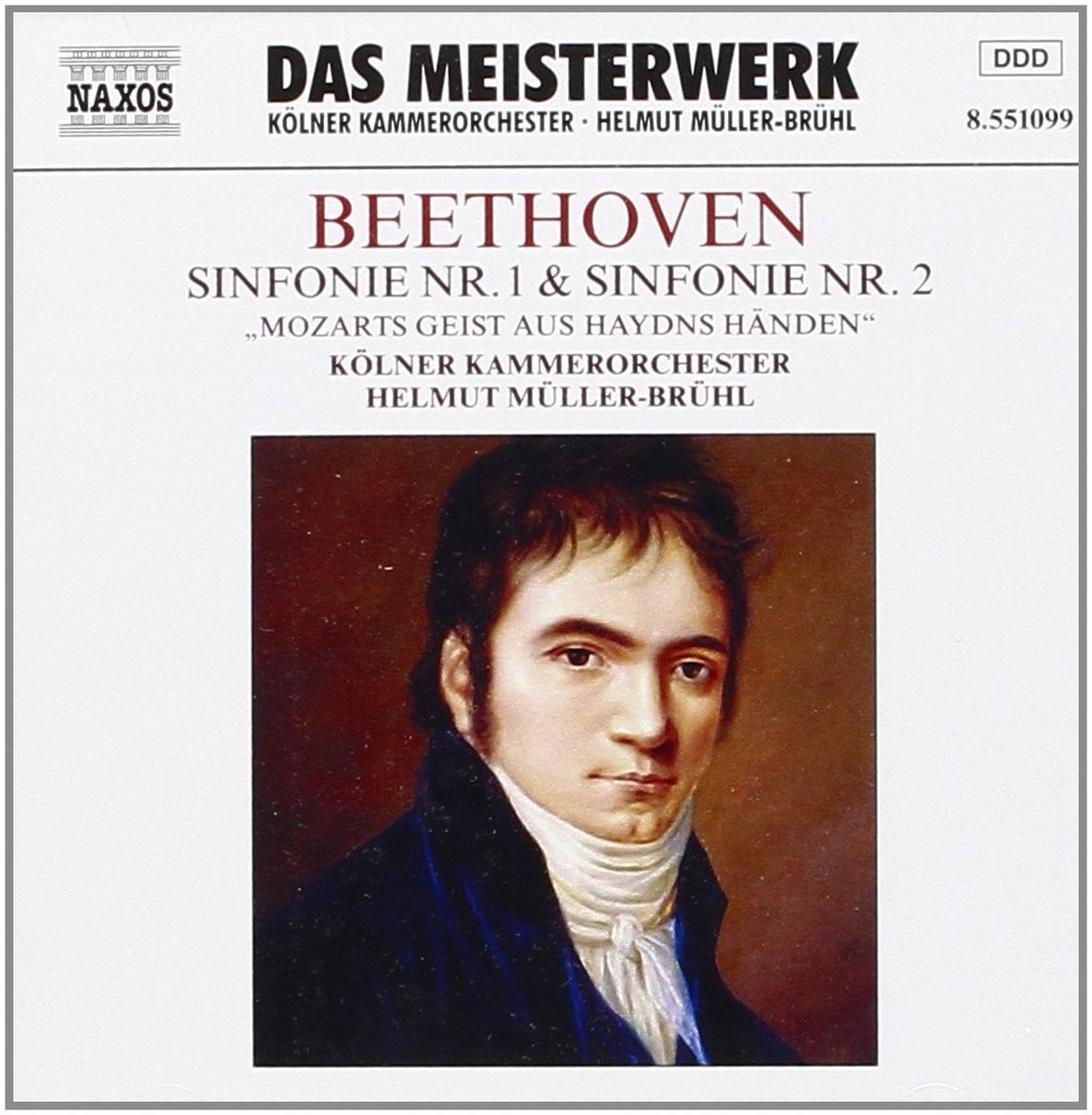 Kölner Kammerorchester, Helmut Müller-Brühl - Beethoven: Sinfonie No.1 & 2 (CD)