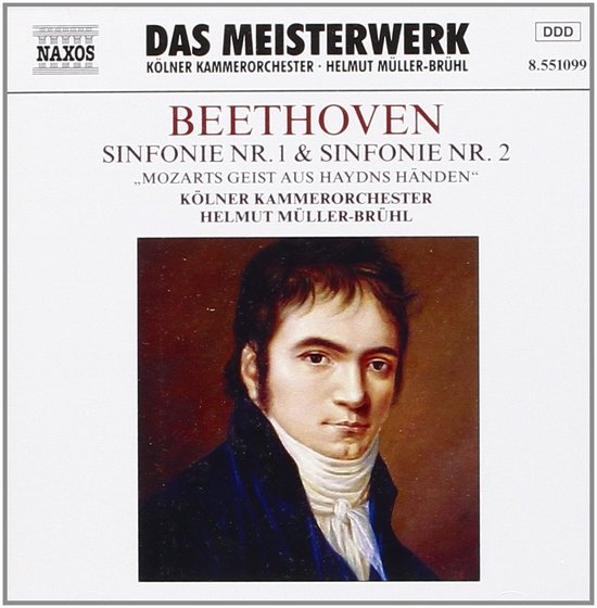 Kölner Kammerorchester, Helmut Müller-Brühl - Beethoven: Sinfonie No.1 & 2 (CD)