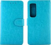 Xiaomi Mi Note 10 Lite Hoesje - Mobigear - Wallet Serie - Kunstlederen Bookcase - Blauw - Hoesje Geschikt Voor Xiaomi Mi Note 10 Lite