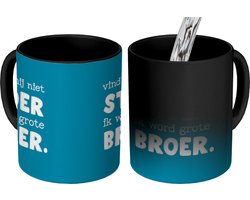 Magische Mok - Foto op Warmte Mokken - Koffiemok - Broer - Quotes - Ik word grote broer - Spreuken - Grote broer - Magic Mok - Beker - 350 ML - Theemok - Mok met tekst Magische Mok - Foto op Warmte Mokken - Koffiemok - Broer - Quotes - Ik word grote broer - Spreuken - Grote broer - Magic Mok - Beker - 350 ML - Theemok - Mok met tekst