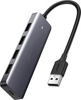 UGREEN 4in1 Hub USB 3.0 Hub - USB splitter - USB 3.0 - Chromebook / HP / Asus / Lenovo - (grijs) 019800 50985