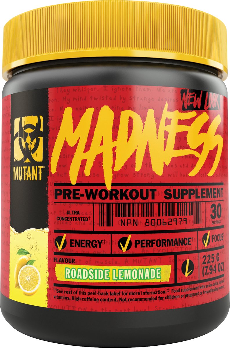 Goedkoopste Mutant Madness 30servings Roadside Lemonade