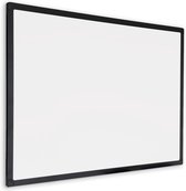 Whiteboard 100x150 cm - Zwart Frame - Magnetisch - Magneetbord / Memobord / Planbord / Schoolbord