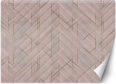 Trend24 - Behang - Geometrisch Patroon - Vliesbehang - Behang Woonkamer - Fotobehang - 350x245 cm - Incl. behanglijm
