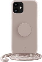 Just Elegance x PopSockets Telefoonhoesje met telefoonbutton [telefoon accessoires] voor Apple iPhone 11 - Paars