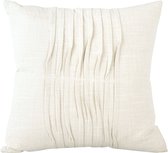 Lucy’s Living Luxe sierkussen MIA Ivory – D45 cm - polyester - wonen - interieur – woonaccessoires - kussens