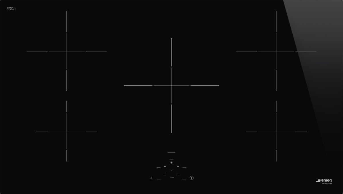 Smeg SI2951D Inductie inbouwkookplaat Zwart