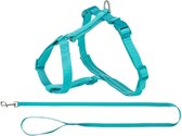 Trixie kattentuig premium met riem turquoise