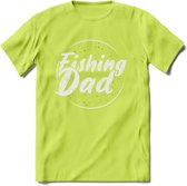 Fishing Dad - Vissen T-Shirt | Groen | Grappig Verjaardag Vis Hobby Cadeau Shirt | Dames - Heren - Unisex | Tshirt Hengelsport Kleding Kado - Groen - XL