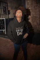 Reserved For The Dog Hoodie, Hoodies With Paw, Funny Hoodies For Dog Owners, Unique Gift For Dog Lovers, Unisex Hooded Sweatshirt, D004-088B, L, Zwart