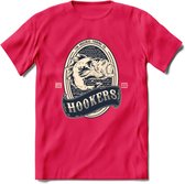 Vissen T-Shirt | Grappig Verjaardag Vis Hobby Cadeau Shirt | Dames - Heren - Unisex | Tshirt Hengelsport Kleding Kado - Roze - M