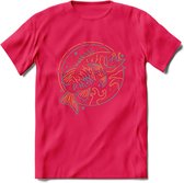 Vissen T-Shirt | Grappig Verjaardag Vis Hobby Cadeau Shirt | Dames - Heren - Unisex | Tshirt Hengelsport Kleding Kado - Roze - M