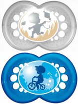 MAM Original Fopspeen Siliconen Boys Grijs/Blauw (16+ Maanden)