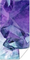 Affiche Minéraux - Natuursteen - Cristaux - 60x120 cm