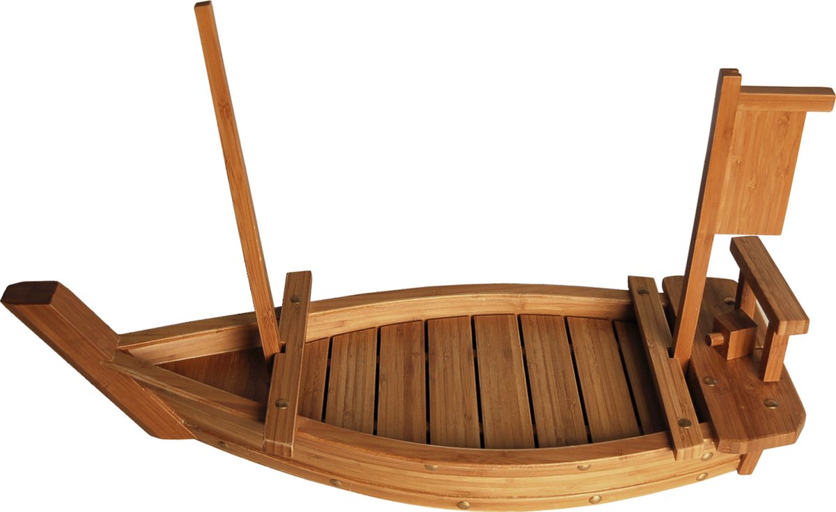 Bol Bateau L'OBJET – Aluminium Plaqué Or Et Bambou – Acier Inoxydable – Très Bon état