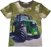 S&C Tractor T-shirt H102 - Legergroen - John Deere  - Maat 146/152