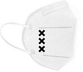 XXX mondkapje | Amsterdam | Ajax | grappig | gezichtsmasker | bescherming | bedrukt | logo | Zwart mondmasker van katoen, uitwasbaar & herbruikbaar. Geschikt voor OV