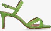 Tango | Ava 6-b bright green cross sandal - covered heel/sole | Maat: 36