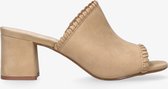 Tango | Brooklynn 4-b tan nubuck mule/handstitch - covered heel/sole | Maat: 41