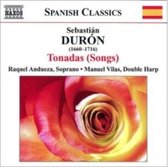 Raquel Andueza & Manuel Vilas - Durón: Tonadas (Songs) (CD)