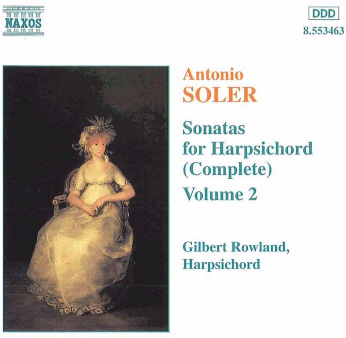 Gilbert Rowland - Soler: Harpsichord Sonatas 2 (CD)