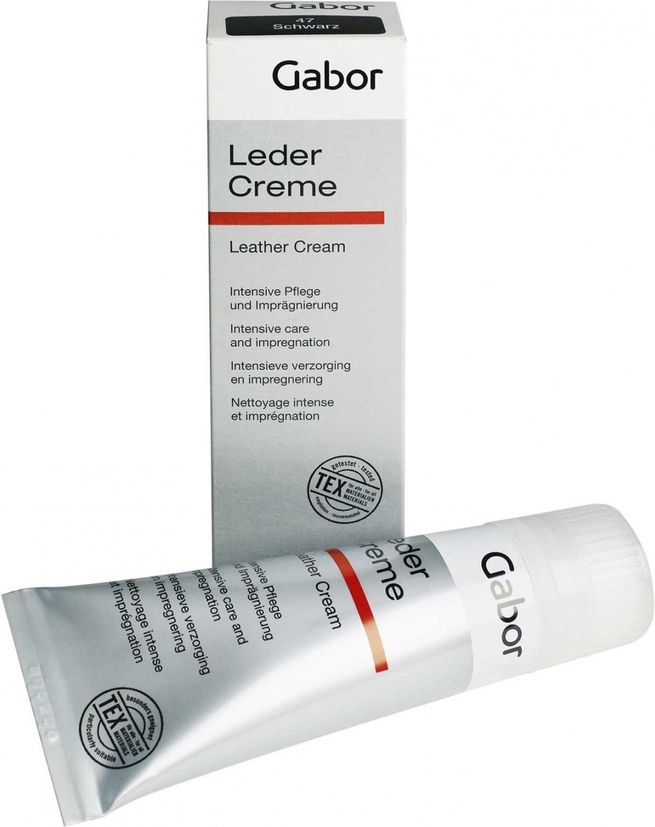 Gabor Buntcreme - Reinigt en haalt de kleur op van glad en geolied leer - 75ml