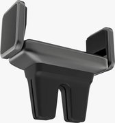 Durata Car Vent Holder Universele telefoon houder voor in de auto (ventilatie rooster) - (360 graden draaibaar) donker grijs- geschikt voor bijna alle telefoons tot  3 inch