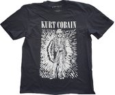 Kurt Cobain Heren Tshirt -2XL- Brilliance Zwart