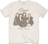 Queen Heren Tshirt -XL- Bo Rhap Portrait Creme