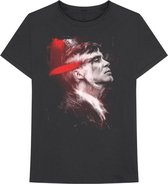 Peaky Blinders Heren Tshirt -2XL- Paint Strokes Zwart