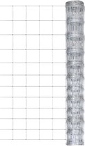 Decoways - Hek 50 m 150 cm gegalvaniseerd staal zilverkleurig