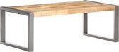 Decoways - Salontafel 110x60x40 cm massief hout met sheesham afwerking