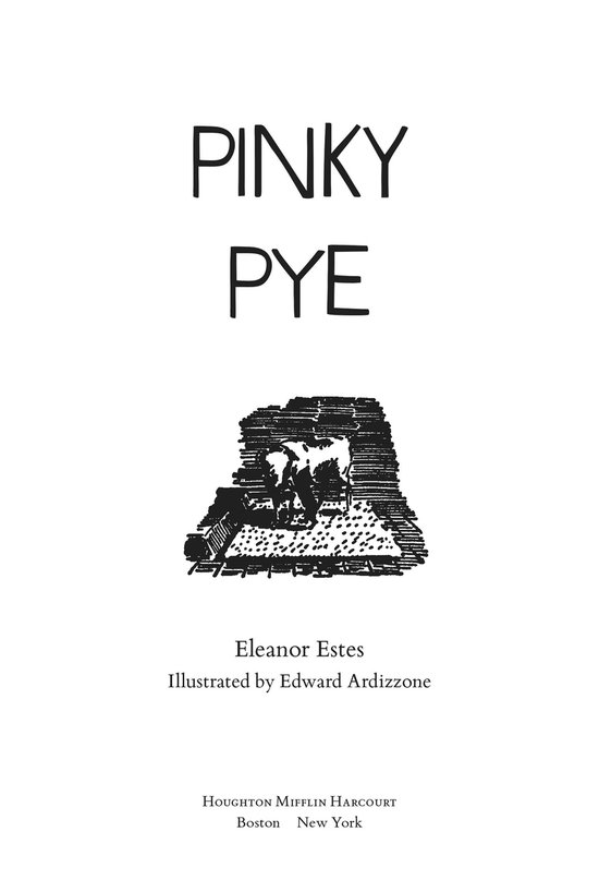 Pinky Pye - cover