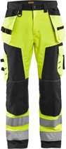 Blaklader Werkbroek softshell High Vis 1567-2517 - High Vis Geel/Zwart - D100