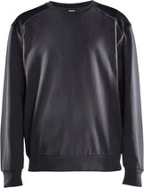 Blaklader Sweatshirt bi-colour 3580-1158 - Medium Grijs/Zwart - XXL