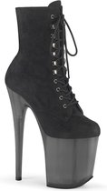 Pleaser - FLAMINGO1020FST Plateau Laarzen, Paaldans schoenen - Paaldans schoenen - 35 Shoes - Zwart