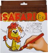 Kleur en maak je Eigen Figuurtjes - Safari