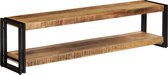 Decoways - Tv-meubel 150x30x40 cm massief mangohout