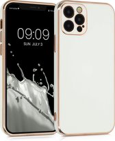 kwmobile Hoes voor Apple iPhone 12 Pro - Backcover voor smartphone - Telefoonhoesje in wit