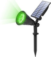 Zonne-energie - 4/7 LED-lamp - Verstelbare - zonneschijnwerper - In de grond - IP65 Waterdicht - landschapswandlicht - Buitenverlichting