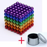 Neocube buckyballs magneet balletjes ballen 6 kleuren - 216 balletjes - 5mm