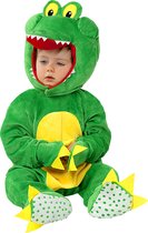 FUNIDELIA Krokodillen kostuum voor baby - Maat: 69 - 80 cm - Groen