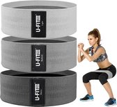 Fit One® Resistance band set - Bandes de résistance - Booty Band - Yoga & Pilates - Fitness Elastic Stretch Belt Kit - Sports Home - Home Gym