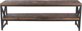 Tv meubel 140*40*50 cm Bruin Hout, Ijzer Rechthoek Tv kast Boekenkast Opbergkast