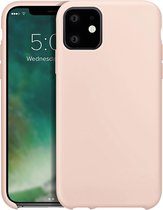 Xqisit - Siliconen iPhone 11 Hoesje | Roze