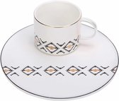 Mok S/CUP Ceram kdo doos white deco